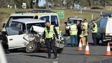 Jemmah Lorraine Cole-Crighton, 24, was travelling in a 2009 Toyota Camry when it lost control and crashed into a tree on Warrego Highway near Toowoomba in southern Queensland. . Car accident near toowoomba today